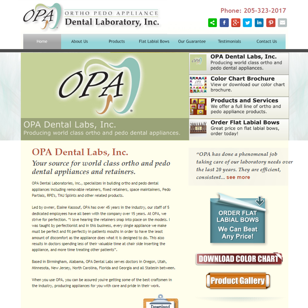 OPA Dental Laboratory, Inc